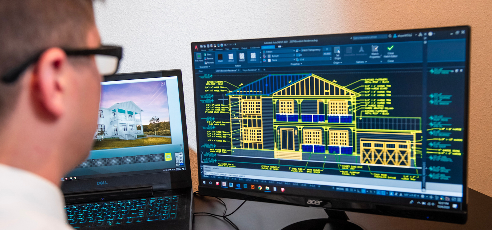 AutoCAD technical drawing and design